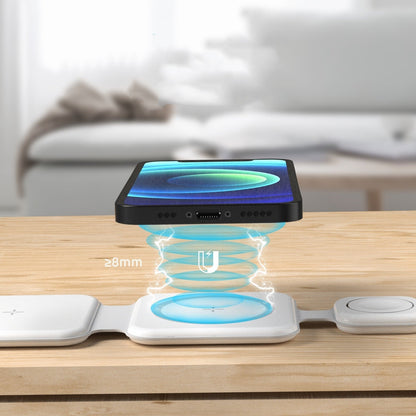Foldable 3-in-1 Wireless Charging Station for Multiple Devices