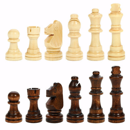 Eco-Friendly Wooden Chess Set - Sustainable Board Game for Home