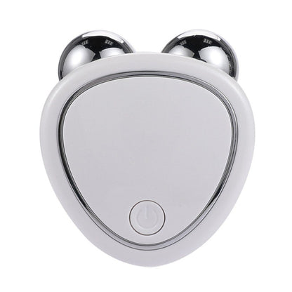 Pink V-Shaped Facial Massager for Wellness and Sustainability