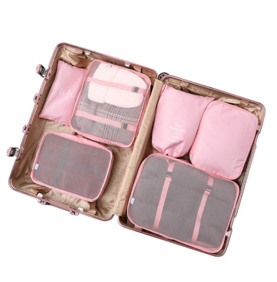 Eco-Friendly Travel and Storage Organizer Set - Light Blue