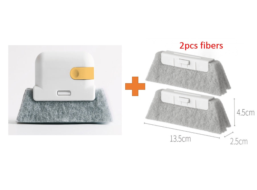 Eco-Friendly Window Track Cleaning Brush - Reusable & Efficient