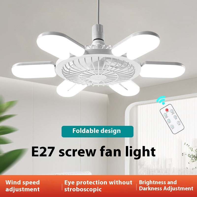 Energy-Efficient LED Ceiling Fan with Air Circulation