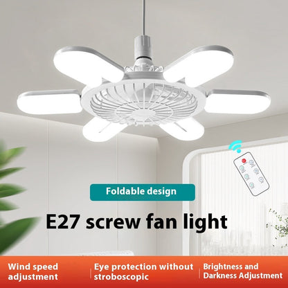 Energy-Efficient LED Ceiling Fan with Air Circulation