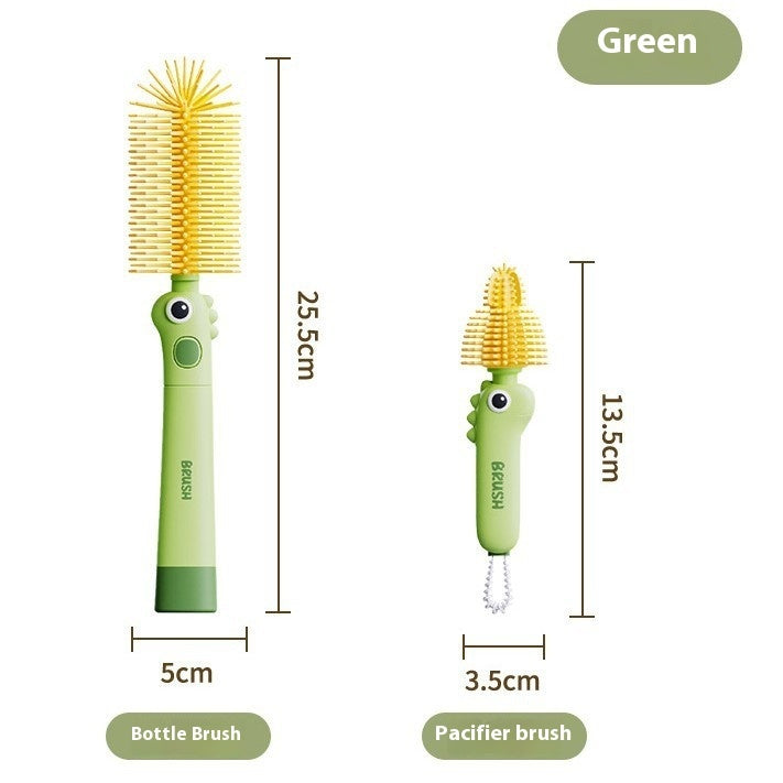 Eco-Friendly Silicone Bottle Cleaning Brushes - Durable & Reusable