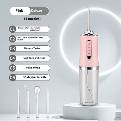 Eco-Friendly Portable Water Flosser for Sustainable Oral Care