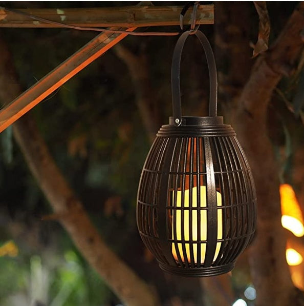 Eco-Friendly LED Lantern with Candle - Indoor & Outdoor Decorative Lighting