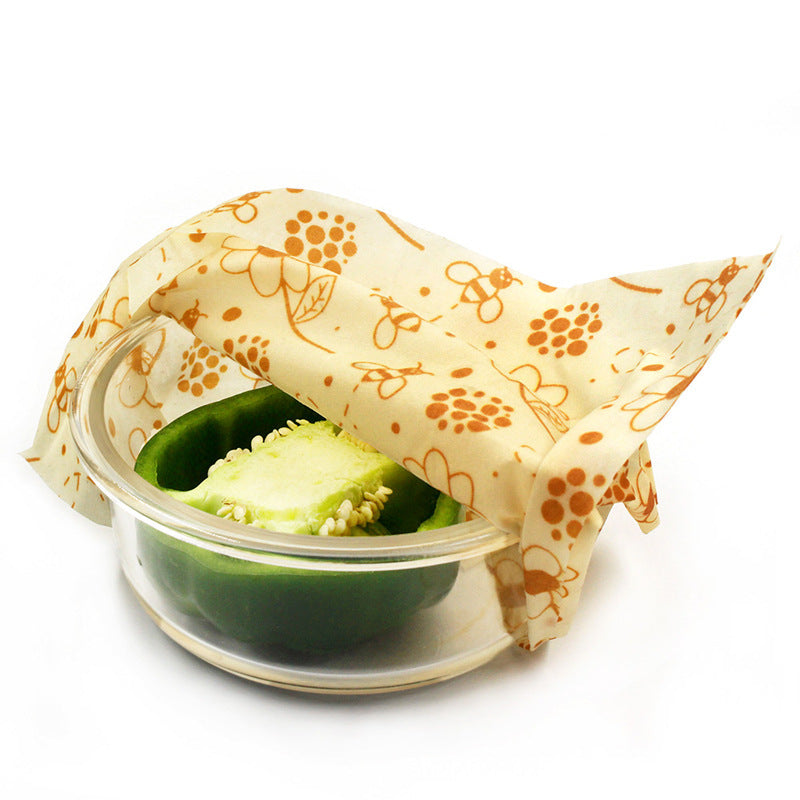 Multicolored Reusable Beeswax Food Wraps for Eco-Friendly Storage