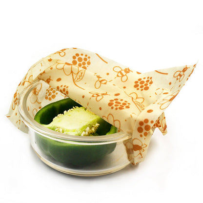 Multicolored Reusable Beeswax Food Wraps for Eco-Friendly Storage