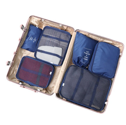 Eco-Friendly Travel and Storage Organizer Set - Light Blue
