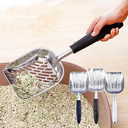 Durable Metal Litter Scoop with Recyclable Design