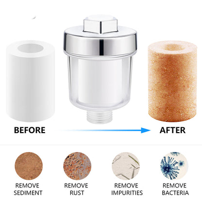 Eco-Friendly Water-Saving Shower Filter - Reduces Chlorine & Impurities