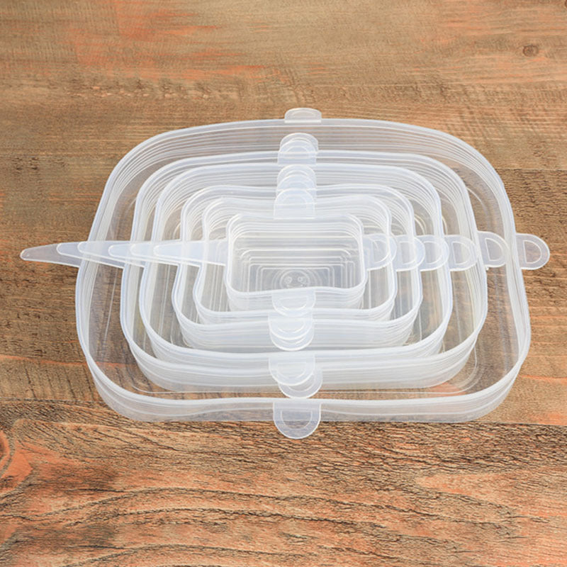 Eco-Friendly Silicone Stretch Lids - Reusable Food Storage Solution