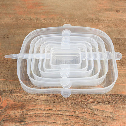 Eco-Friendly Silicone Stretch Lids - Reusable Food Storage Solution