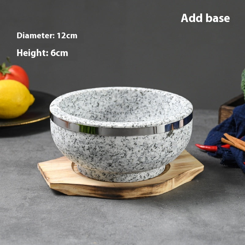 Eco-Friendly Natural Stone Bowl for Kitchen & Bathroom