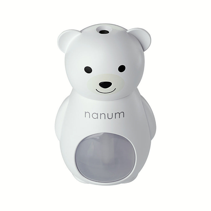 Bear-Shaped Compact Humidifier for Wellness and Air Quality