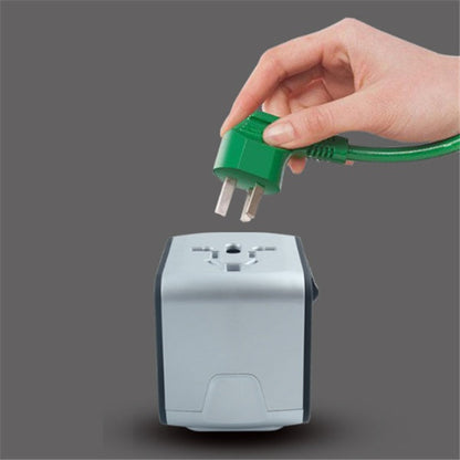 Universal Travel Adapter Cube - Multi-Region, Eco-Friendly, Durable