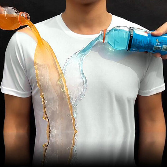Quick-Dry Waterproof Couple T-Shirts in Black and Navy
