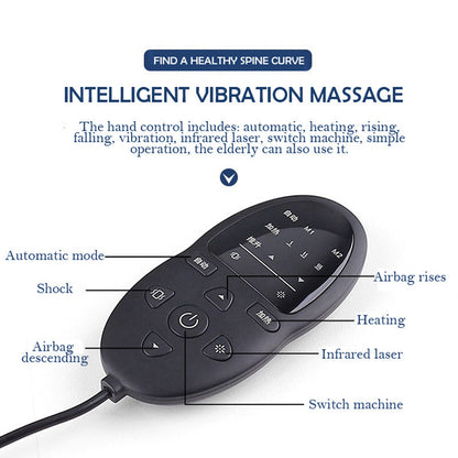 Ergonomic Electric Lumbar Massager for Home Use