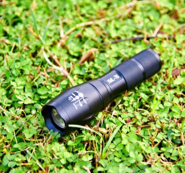 Eco-Friendly Outdoor Flashlight with Dual Power Options
