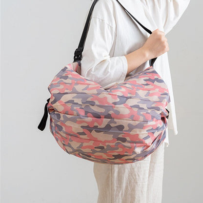Eco-Friendly Reusable Camouflage Shopping Tote - Large, Foldable, Durable