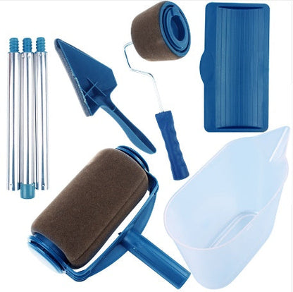 Eco-Friendly Paint Roller Set with Reusable Foam Rollers and Accessories