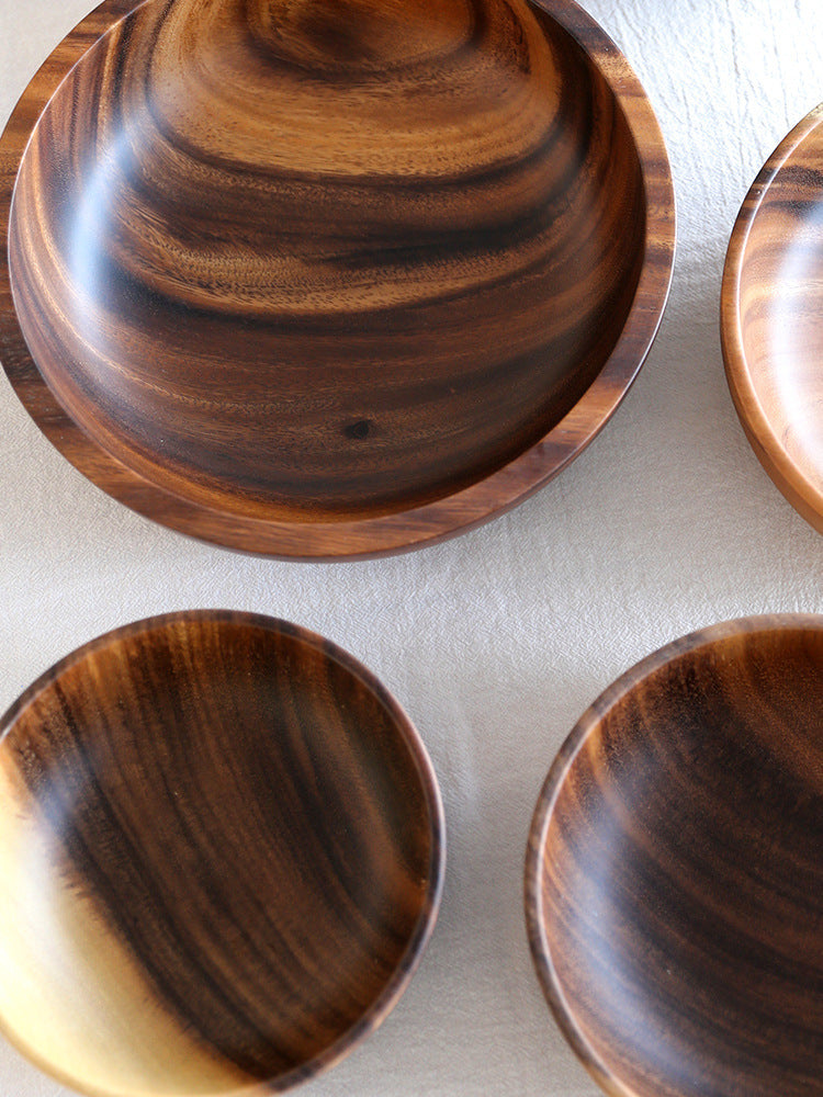 Eco-Friendly Nested Wooden Bowls for Sustainable Living