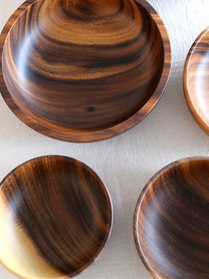 Eco-Friendly Nested Wooden Bowls for Sustainable Living