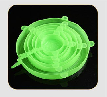 Eco-Friendly Silicone Stretch Lids - Reusable Food Storage Solution