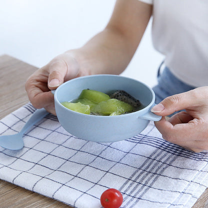 Eco-Friendly Biodegradable Bowl and Spoon Set - Sustainable Dining Essentials