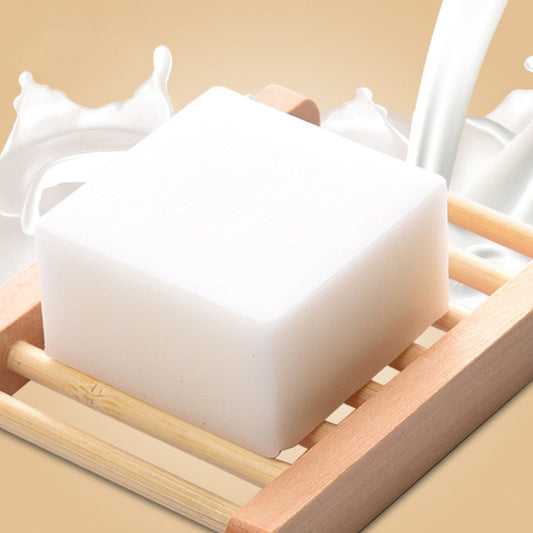 Eco-Friendly Natural Soap Bar on Wooden Dish