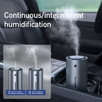 Portable Cylindrical Humidifier with Water-Saving Design