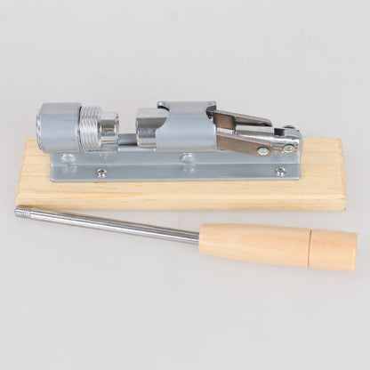 Eco-Friendly Manual Nutcracker - Sustainable Metal & Wood Design