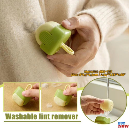 Eco-Friendly Washable Lint Remover in Green and Beige