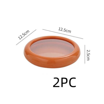 Eco-Friendly Silicone Food Savers - Reusable Circular Covers