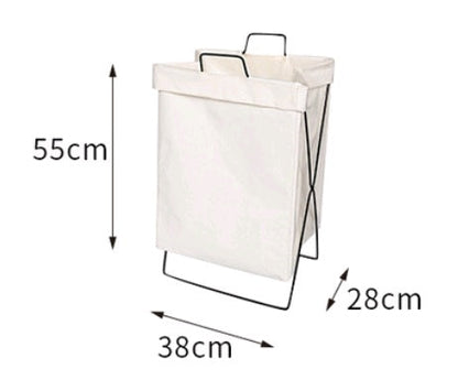 Eco-Friendly Rectangular Laundry Hamper with Durable Metal Frame