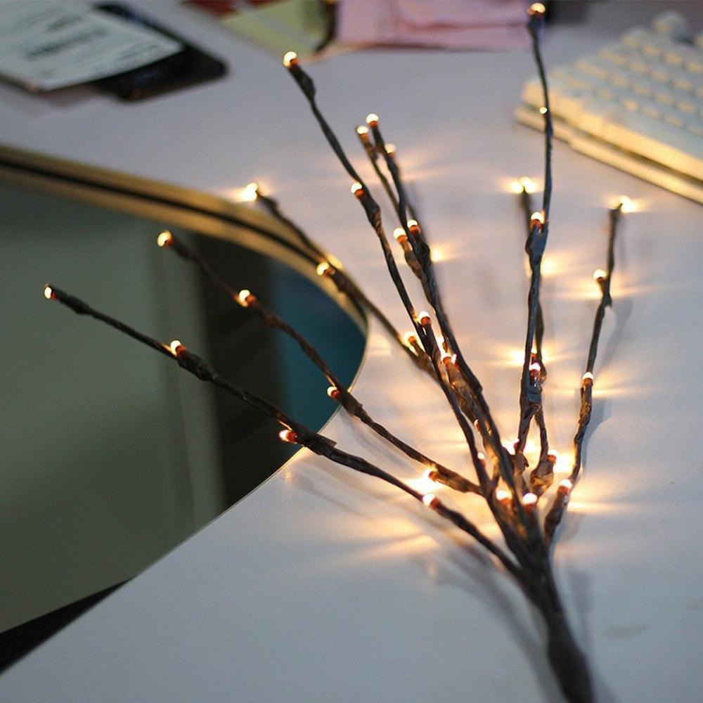 Energy-Efficient LED Light Branches for Home Décor