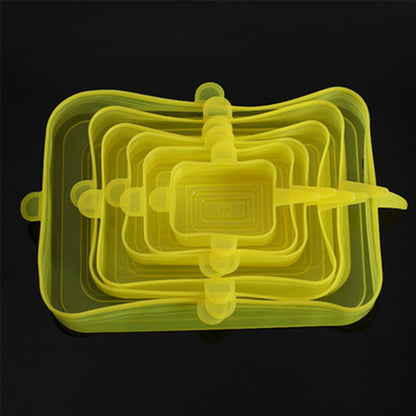 Eco-Friendly Silicone Stretch Lids - Reusable Food Storage Solution