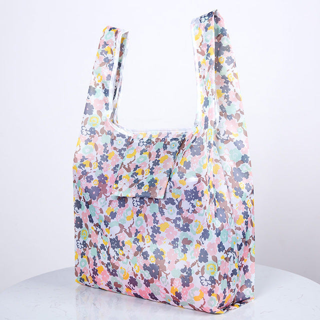 Eco-Friendly Reusable Shopping Bag with Polar Bear Print