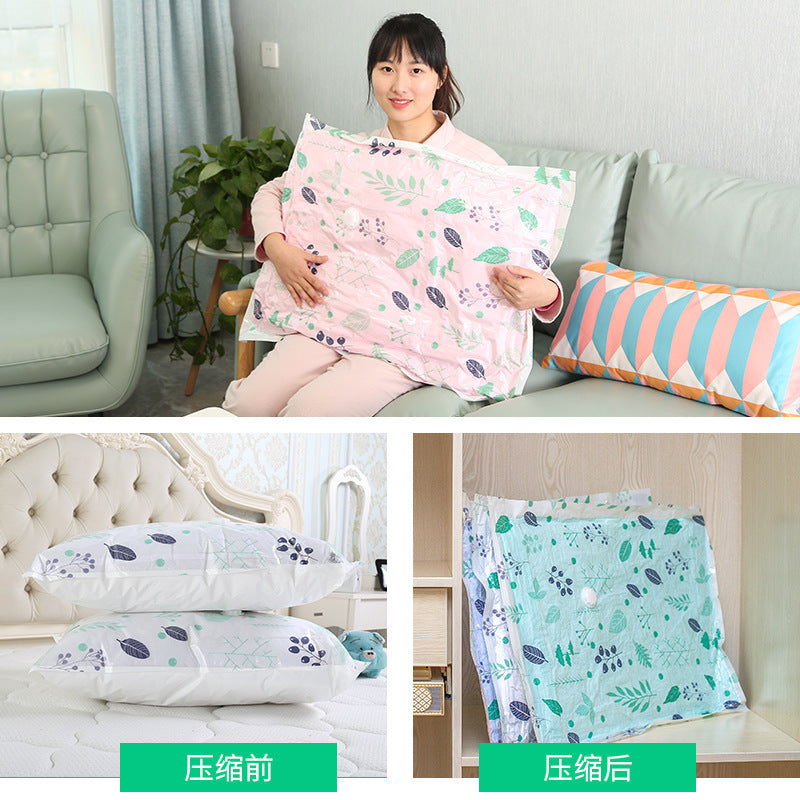 Eco-Friendly Vacuum Compression Storage Bags - Space-Saving & Durable