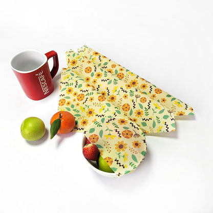Eco-Friendly Beeswax Food Wraps - Reusable & Biodegradable
