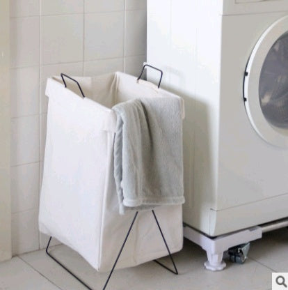 Eco-Friendly Rectangular Laundry Hamper with Durable Metal Frame