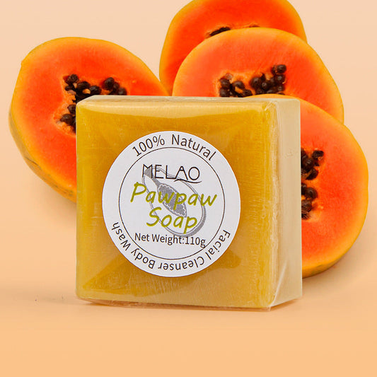 Natural Pawpaw Soap Bar - Eco-Friendly Facial Cleanser & Body Wash