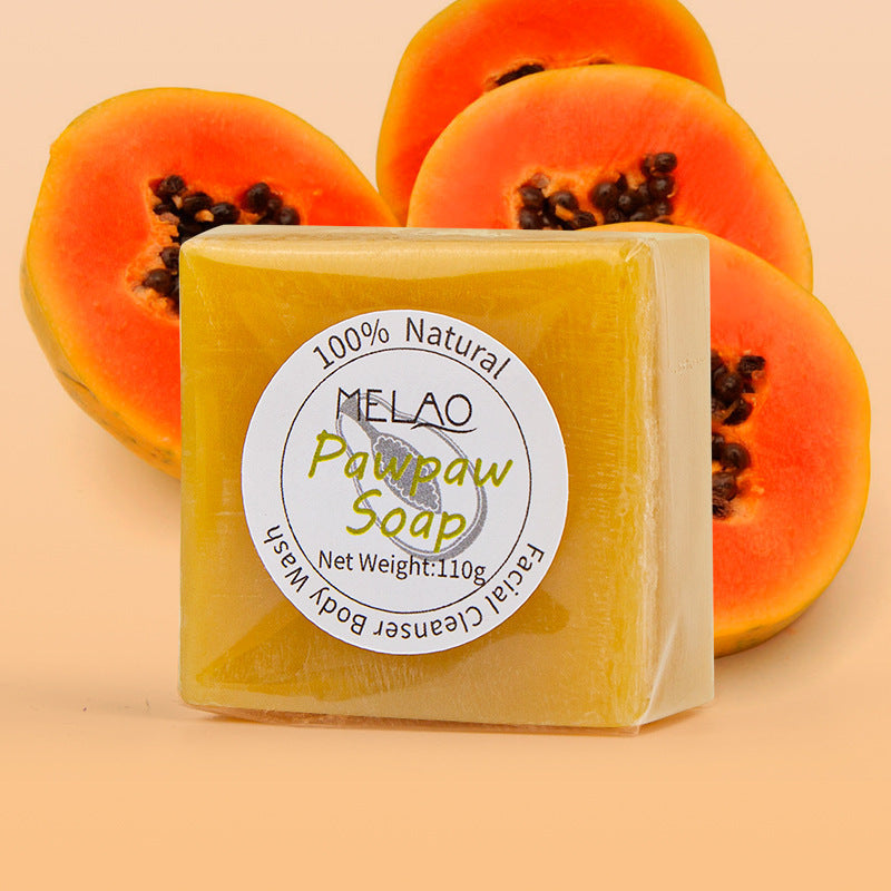 Natural Pawpaw Soap Bar - Eco-Friendly Facial Cleanser & Body Wash