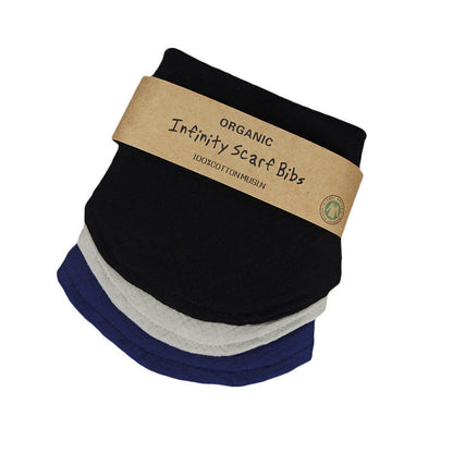 Organic Cotton Infinity Scarf Bibs - Eco-Friendly, Multi-Use Baby Accessory