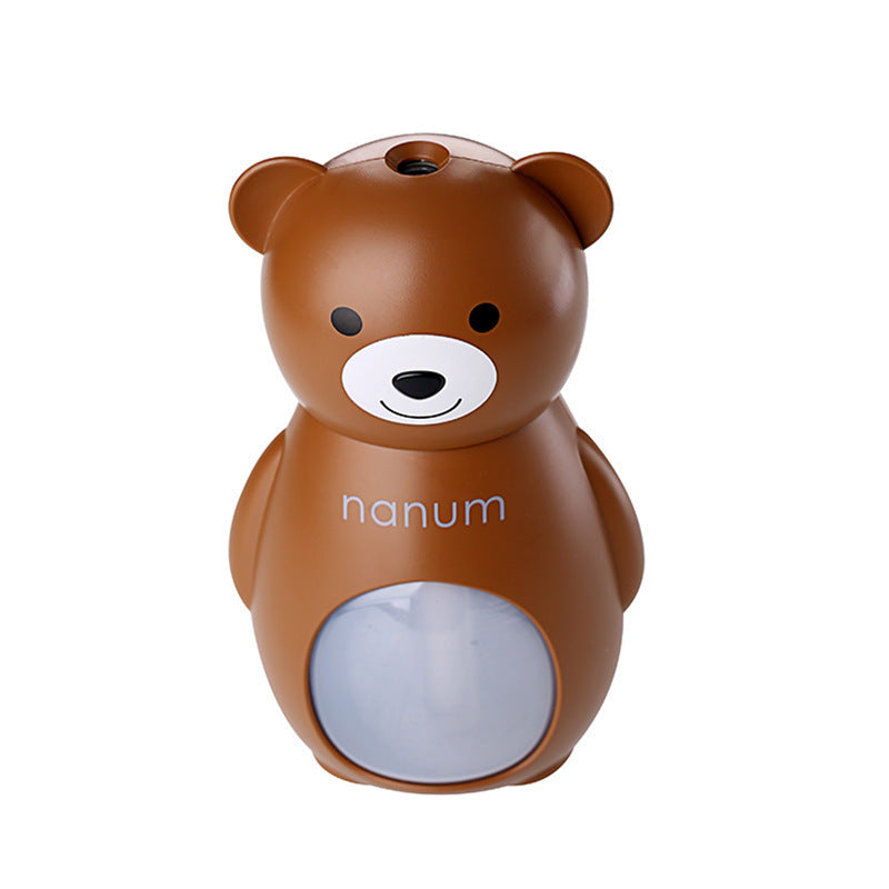 Bear-Shaped Compact Humidifier for Wellness and Air Quality