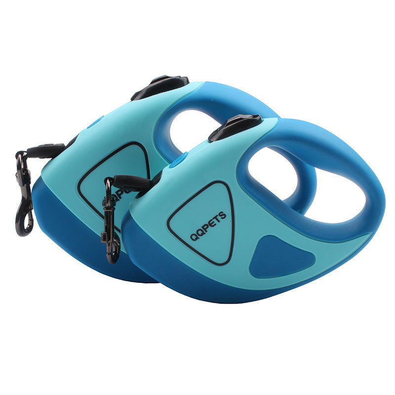 Retractable Dog Leash with Built-in Flashlight for Safe Night Walks