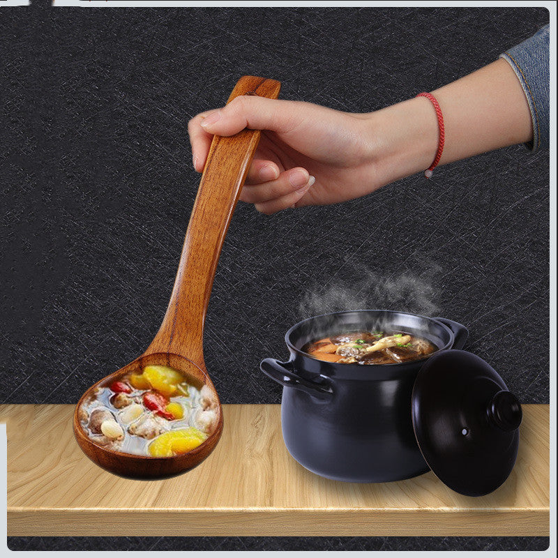 Eco-Friendly Wooden Bowl and Spoon Set for Sustainable Living