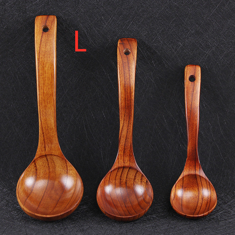 Eco-Friendly Wooden Bowl and Spoon Set for Sustainable Living