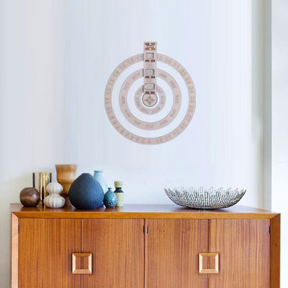 Eco-Friendly Perpetual Wall Calendar - Sustainable Circular Design