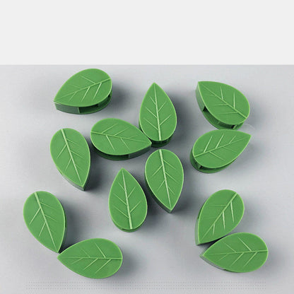 Leaf-Shaped Biodegradable Plant Support Clips - Eco-Friendly Garden Solution